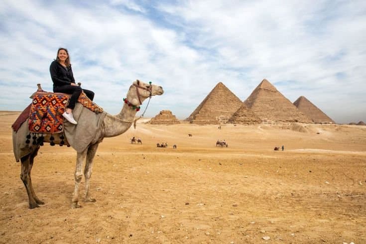 Camel Ride in Giza Pyramids
